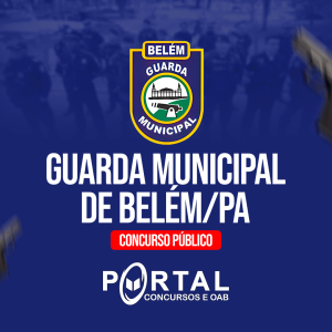 GUARDA MUNICIPAL DE BELÉM/PA (PRÉ EDITAL) CURSOS DISPONÍVEIS