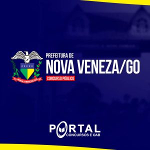 PREFEITURA DE NOVA VENEZA/GO (PÓS EDITAL) AUXILIAR DE ALIMENTAÇÃO