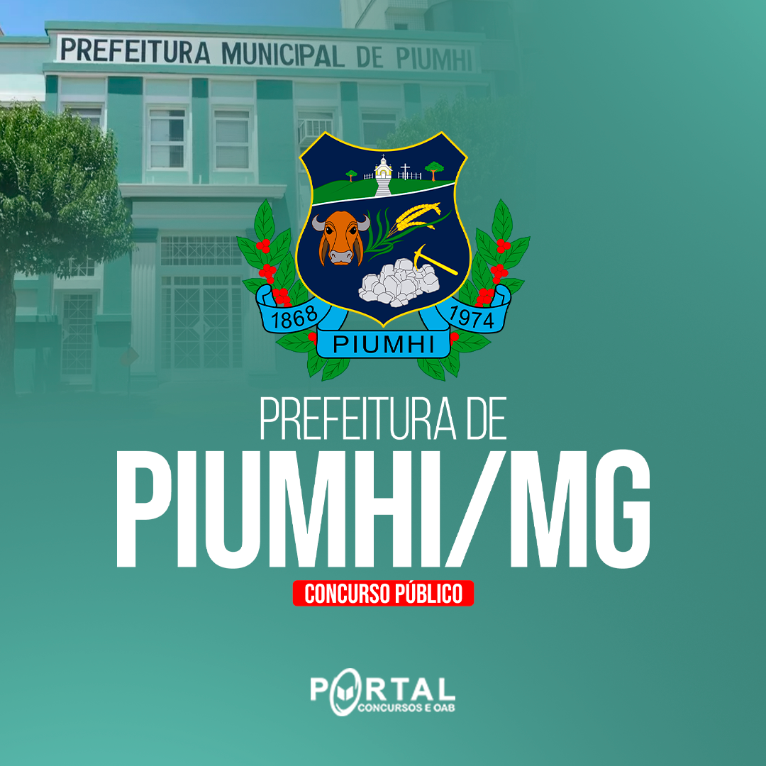 MUNICÍPIO DE PIUMHI MG (PÓS EDITAL) NÍVEL MÉDIO TÉCNICO