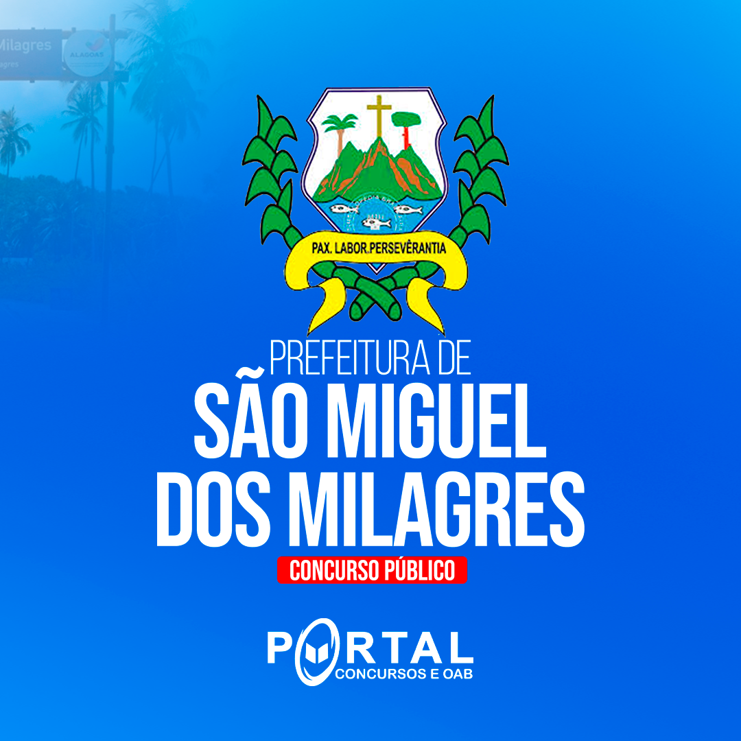 PREFEITURA DE SÃO MIGUEL DOS MILAGRES (PRÉ EDITAL) NÍVEL FUNDAMENTAL
