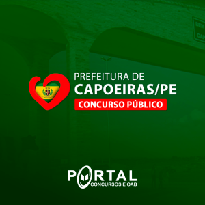 PREFEITURA MUNICIPAL CAPOEIRAS - PE (PRÉ EDITAL) PEDREIRO