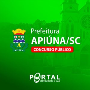 PREFEITURA DE APIUNA SC (PRÉ EDITAL) AUXILIAR DE SERVIÇOS GERAIS