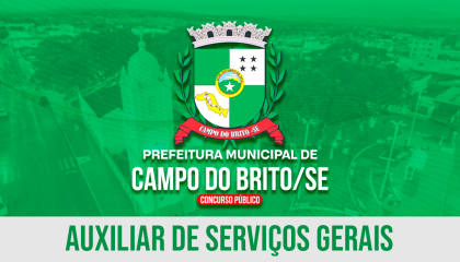 AUXILIAR DE SERVIÇOS GERAIS