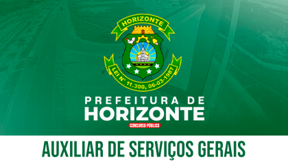 Auxiliar de serviços gerais